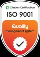 ISO 9001 Quality Management System Certified